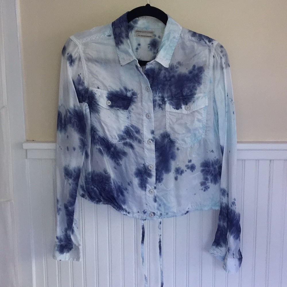 Urban Outfitters tie dye button down